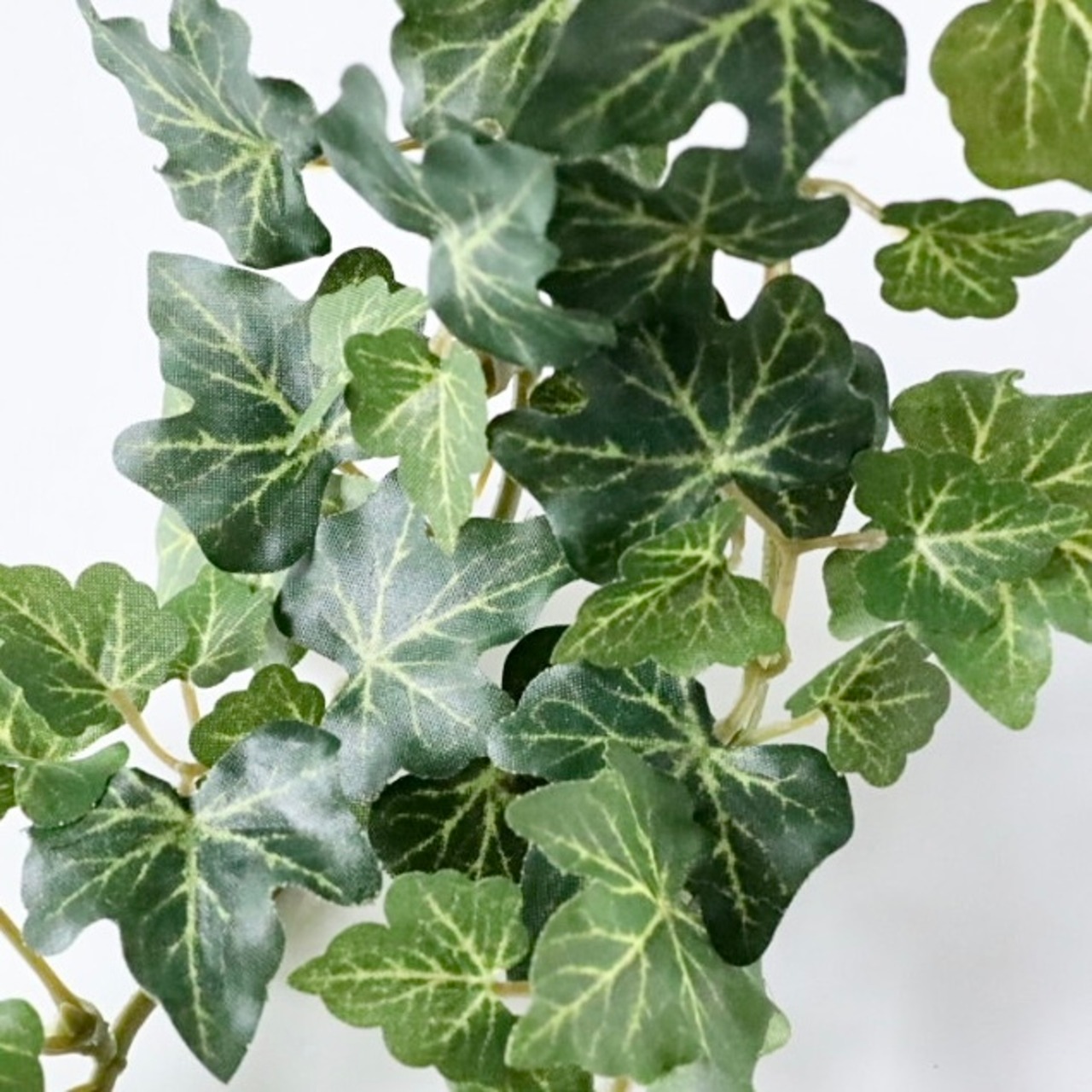 アイビー フェイクグリーン 人工観葉植物 卓上インテリア ガラス花瓶 水やり不要 つる植物 室内 ギフト