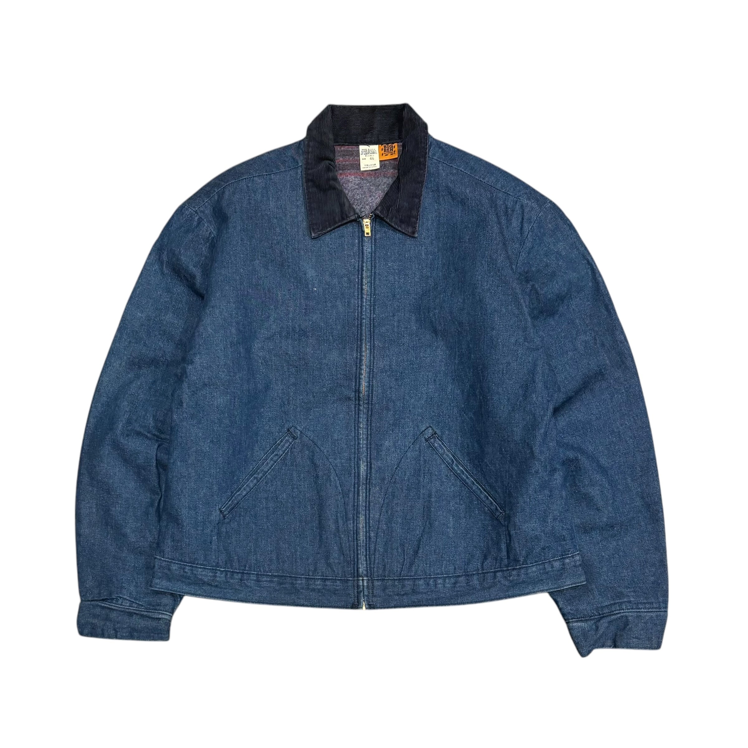 80's Big Ben by Wrangler Blanket Lined Full Zip Denim Jacket 80's Big Ben by Wrangler Blanket Lined Full Zip Denim Jacket