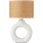 テーブルライト 陶器 布 紙 アルミ 電球付 LHB-90