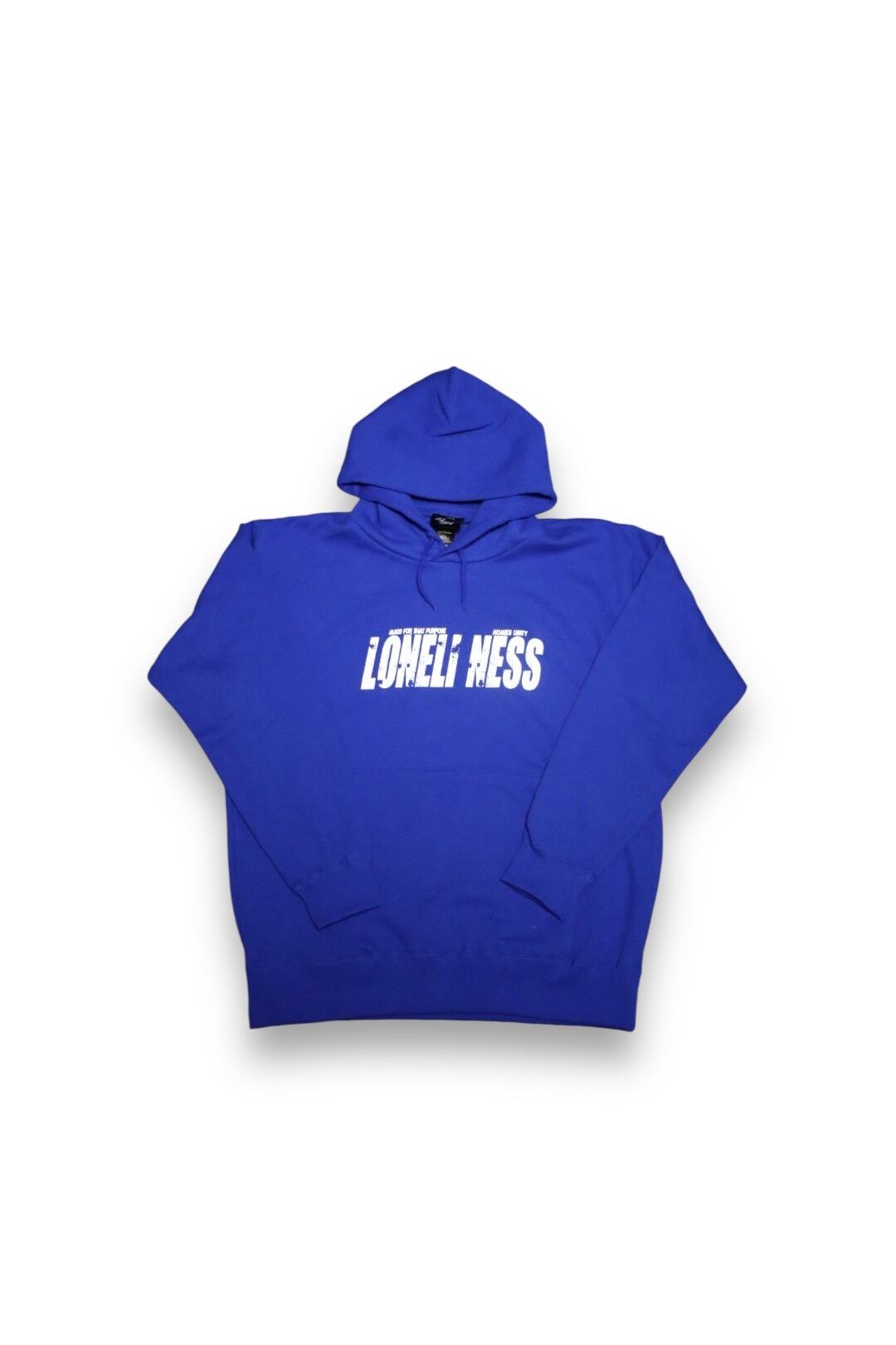 Loneliness hoodie（blue） | homiesunity_official store