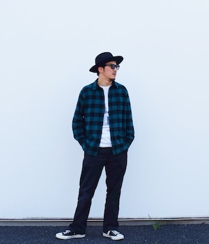 Check flannel shirt -Ska-