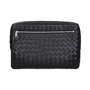 BOTTEGA VENETA ボッテガヴェネタ メンズ クラッチバッグ レザー ブラック