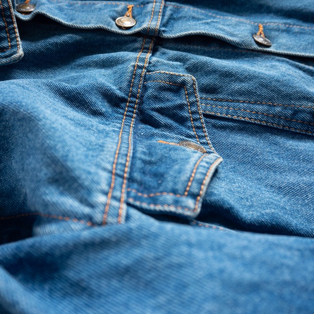 "JG GEAR" used Detachable sleeve denim jacket
