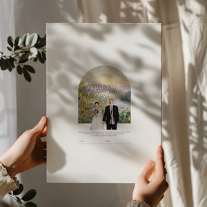 《 ゲスト参加型 》結婚証明書｜サインや寄せ書きができる　#05