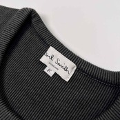 Paul Smith ポールスミス ロンドン リブ ストレッチ 半袖Tシャツ カットソー F フリーサイズ/ダークグレー系