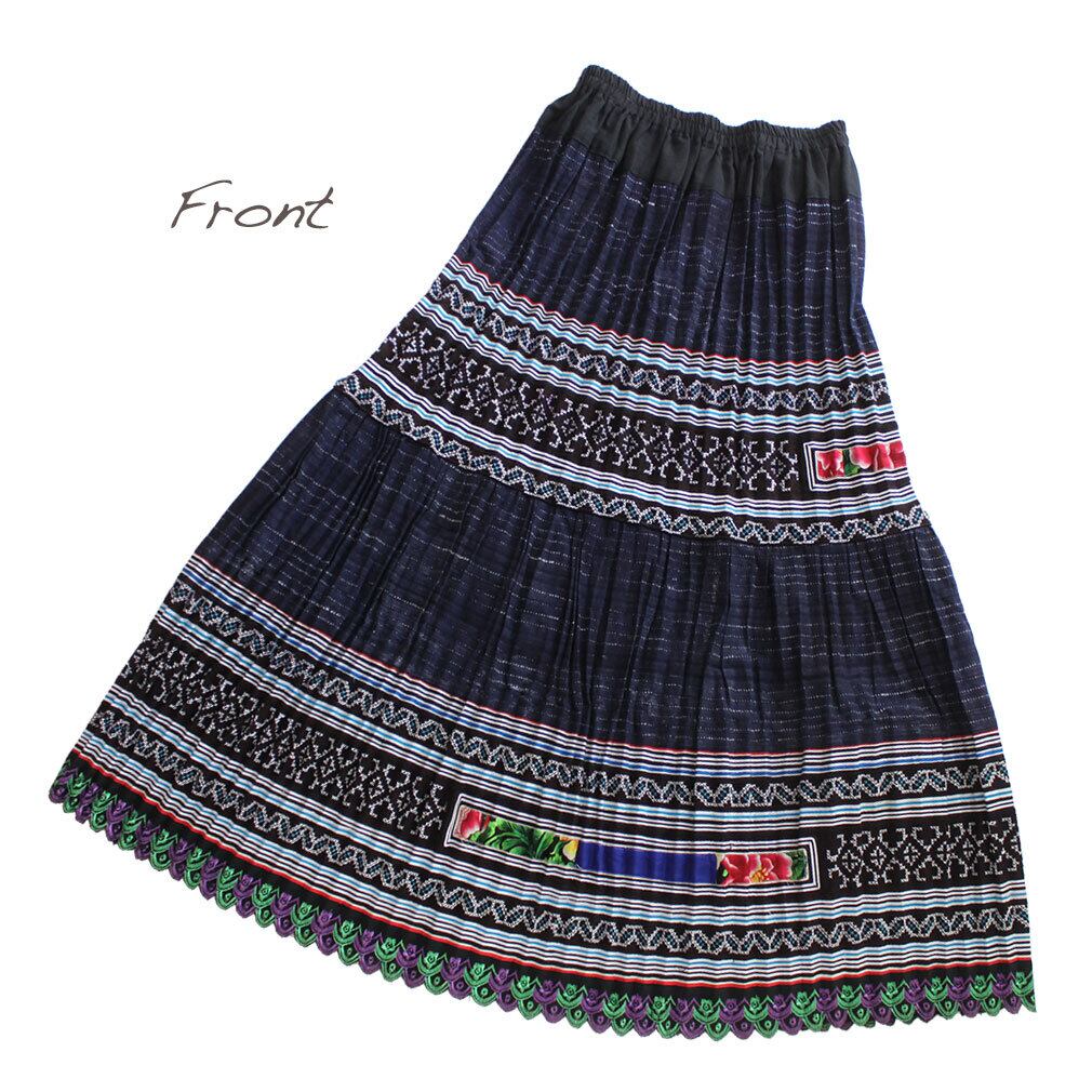 値引きセール ミャオ族 vintage モン族 スカート 巻きスカート