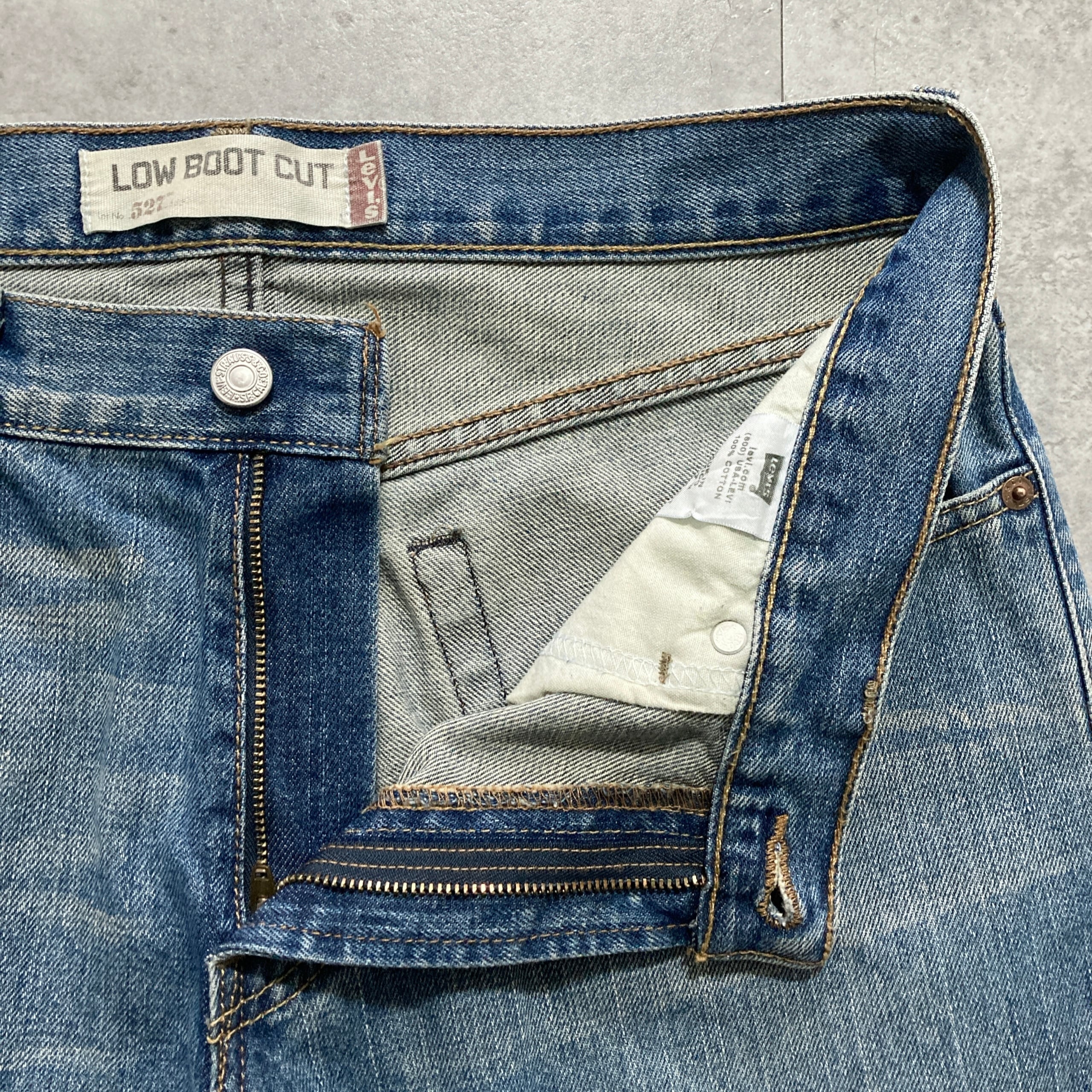 W32 L30】00's Levi's 527 リーバイス 07年製 ジッパーフライ ブーツ