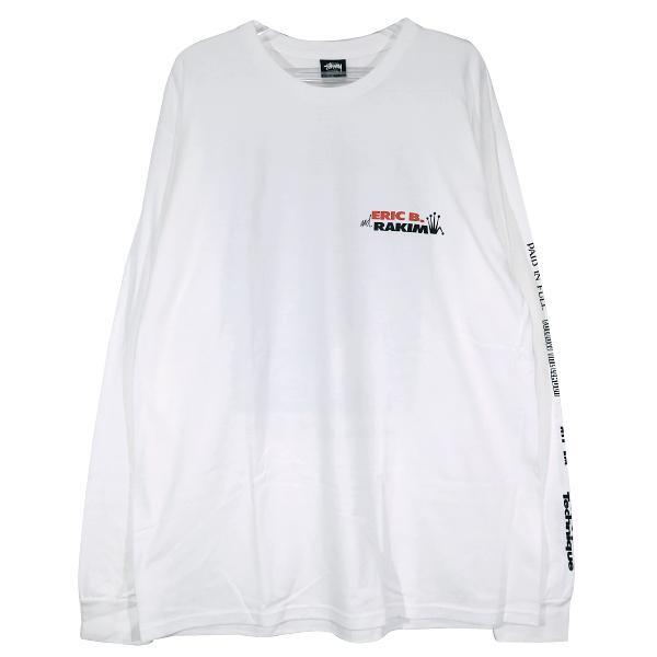 STUSSY x ERIC B. & RAKIM MOVE THE CROWD L/S TEE サイズXL STUSSY x ERIC B. & RAKIM MOVE THE CROWD L/S TEE サイズXL
