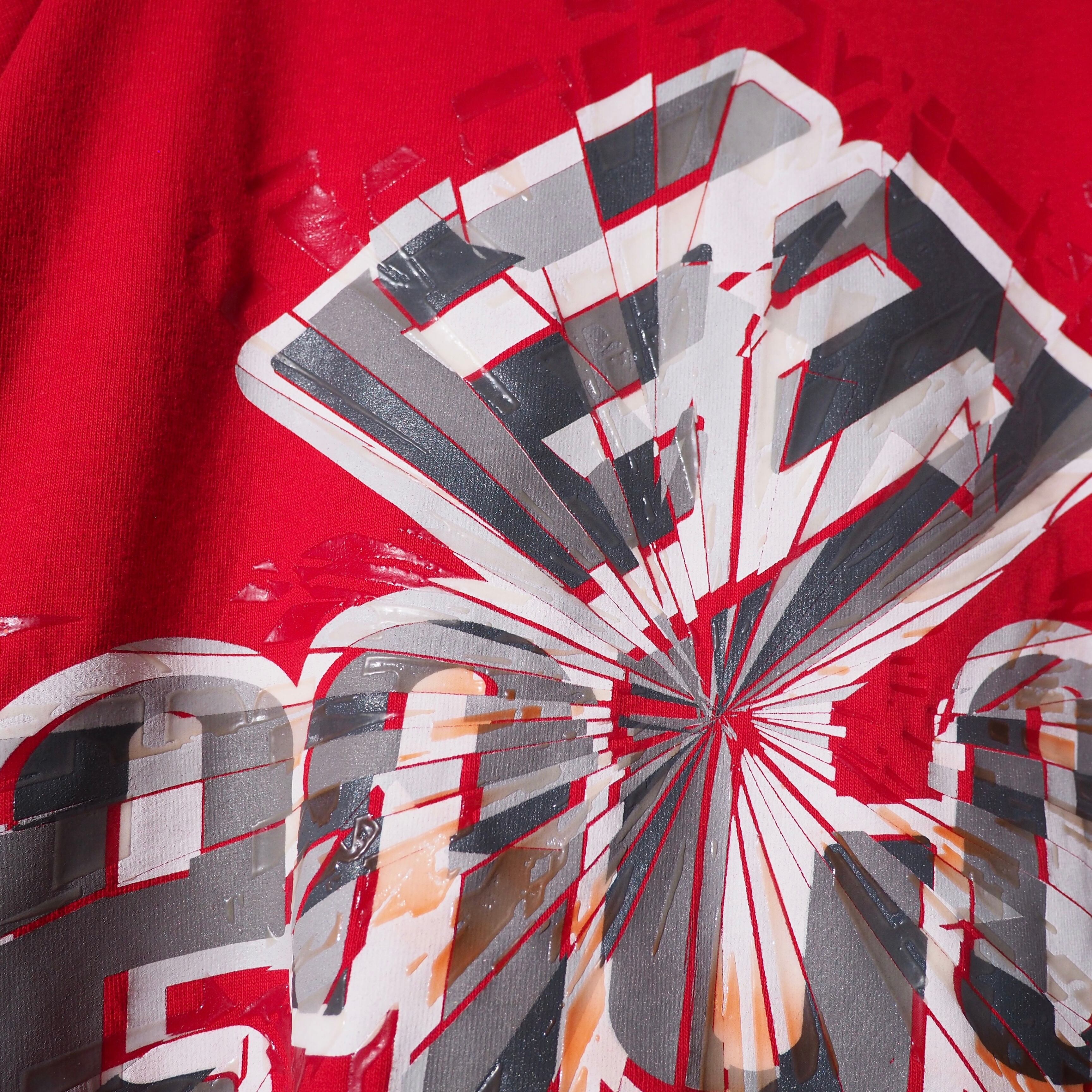 " Special - Made in USA " ” enyce ” Crash logo Printed vintage loose Tee