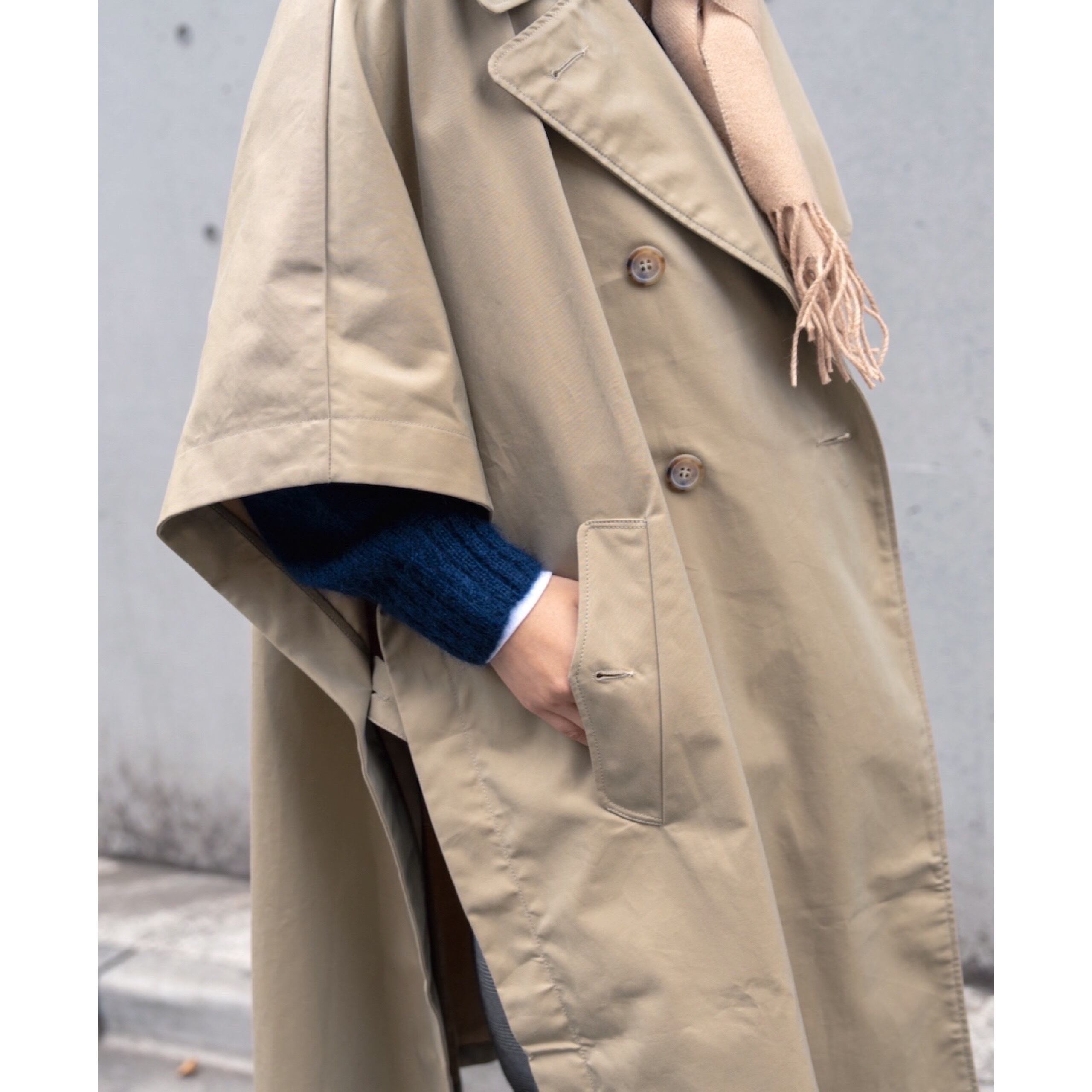 きゃりーARMEN アーメン メルトンダブルブレストケープ pnam2351_1.jpg