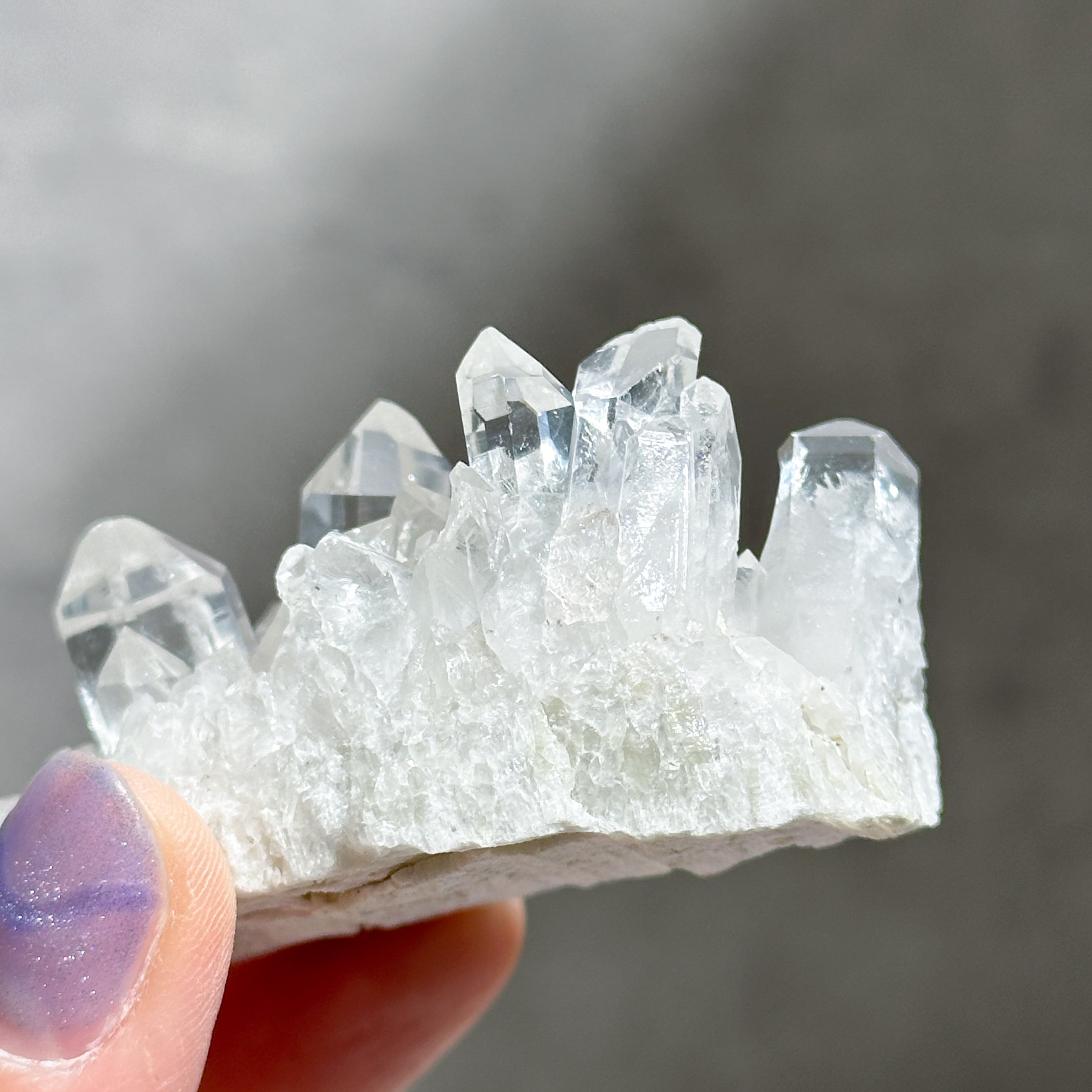 ゼッカ産水晶クリアクォーツ クラスター92◇ Clear Quartz From Zeca