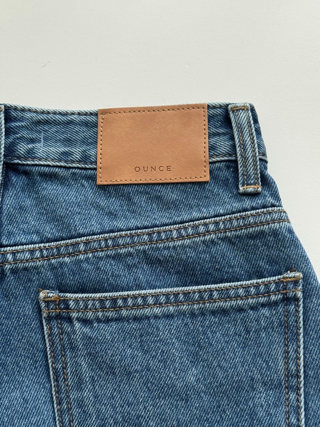 (予約) ounce / Bow deep blue denim 1color