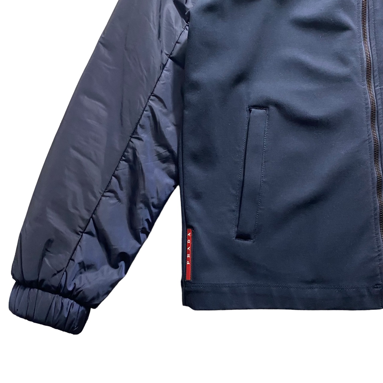 2014SS PRADA switching technical fabric blouson