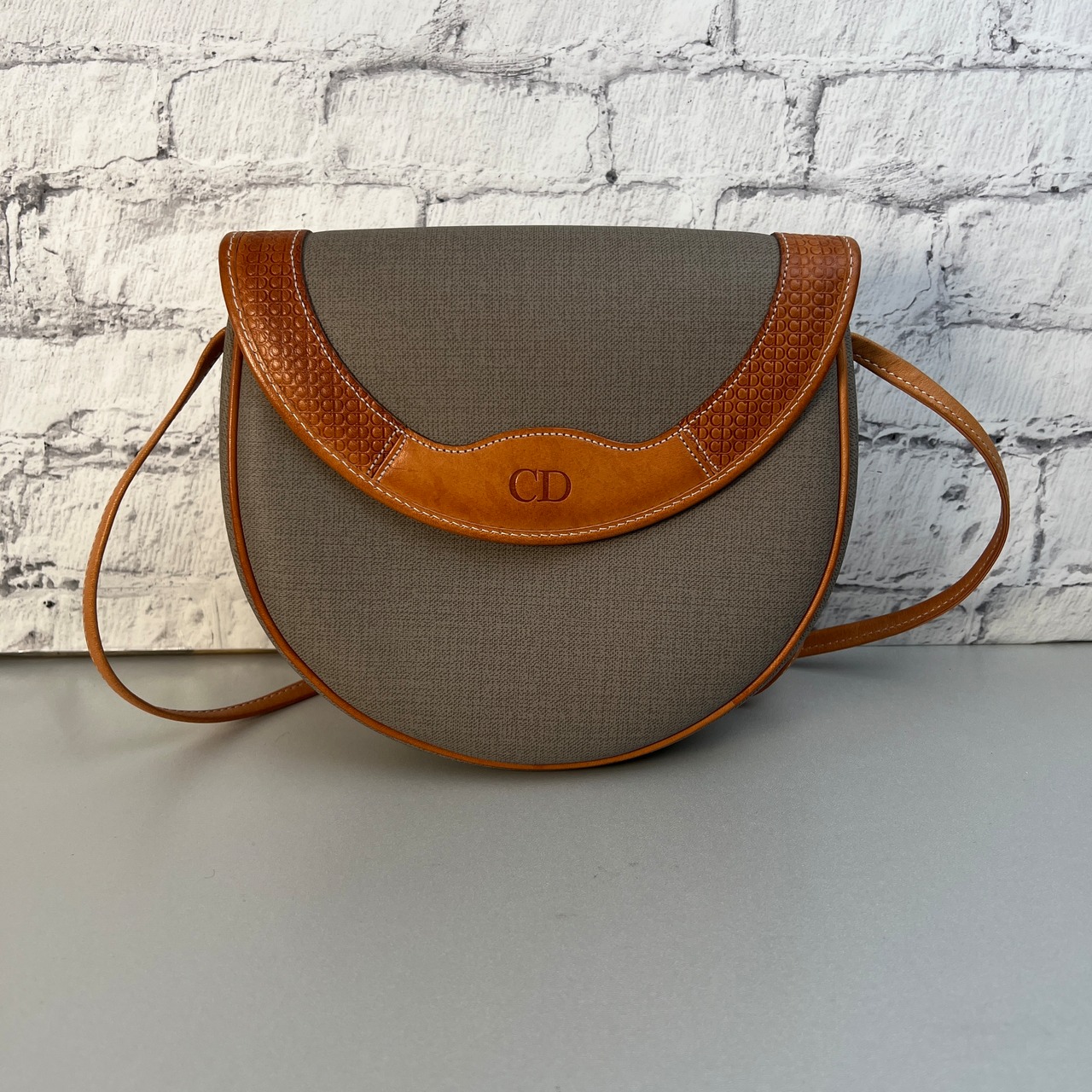 Diorオールドディオール  ショルダーバッグ ブラウン A-9279