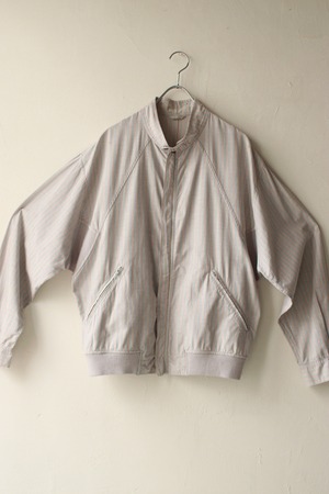 90s BALLY mulch color stripe dolman jakcket .
