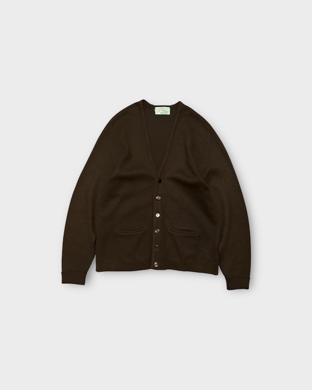 【VINTAGE】1970’s “Arrow” Wool Blend Cardigan - MADE IN CANADA