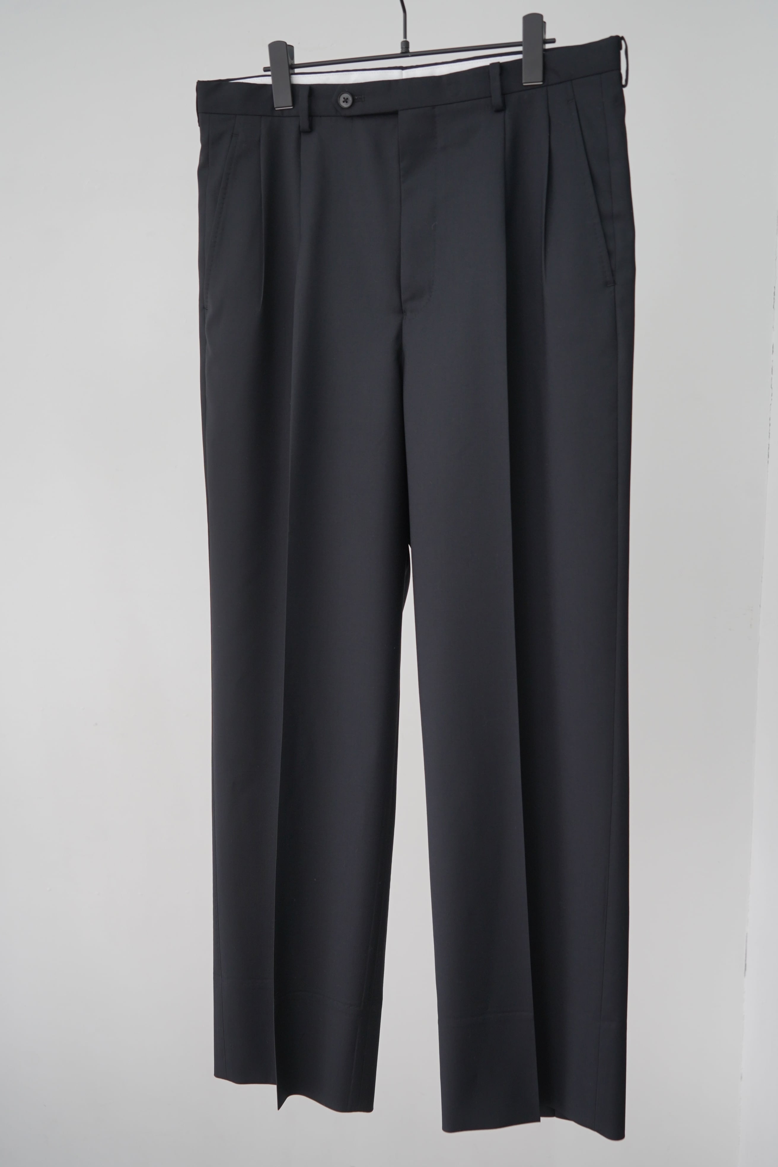 MAATEE&SONS / EX.俺たちのスラックス WOOL SILK(BLACK) | LiNN