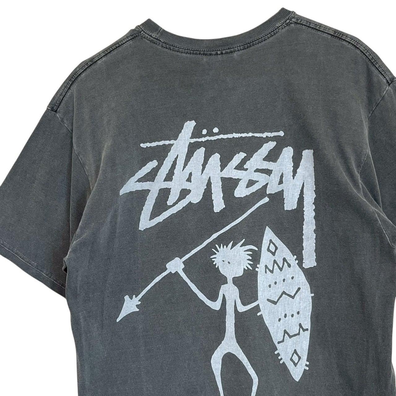 stussy ステューシー Tシャツ M バックロゴ プリント シャドーマン