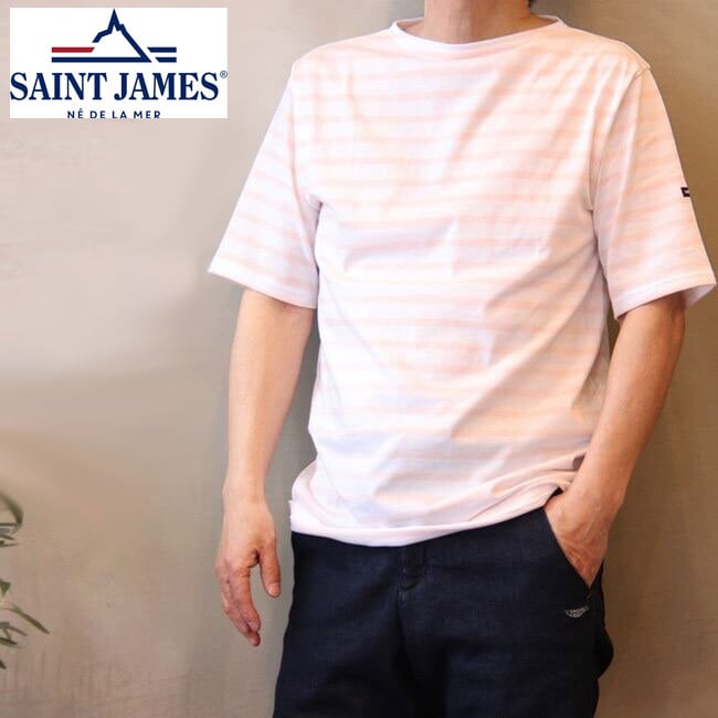 新品セントジェームスピリアックサイズt1 ライトグレーホワイト　ウェッソン SAINT JAMES - 新品セントジェームスピリアックサイズt1 ライトグレー