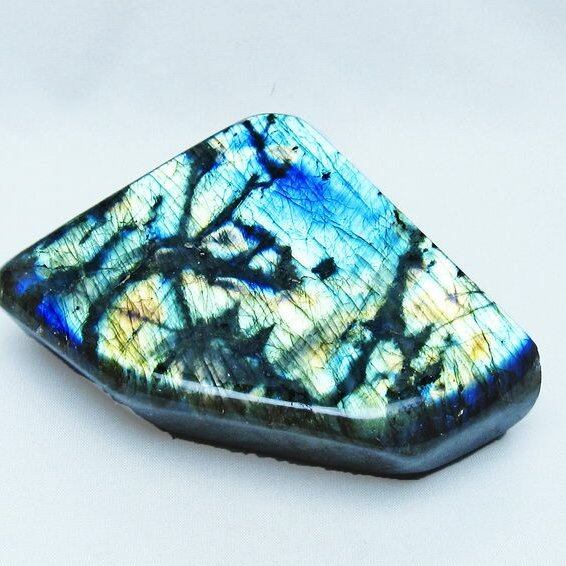 ラブラドライト 原石 一点物 181-4585