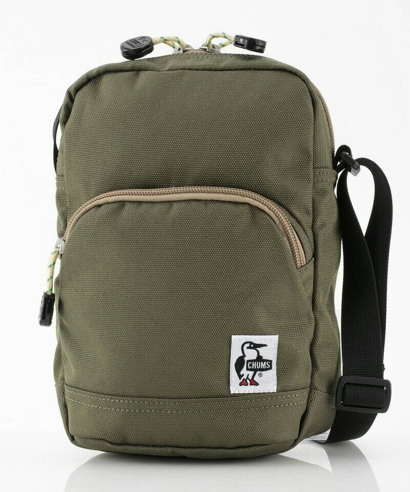 CHUMS (チャムス) リサイクルバーチカルショルダーパック ショルダーバッグ カーキ CH60-3125