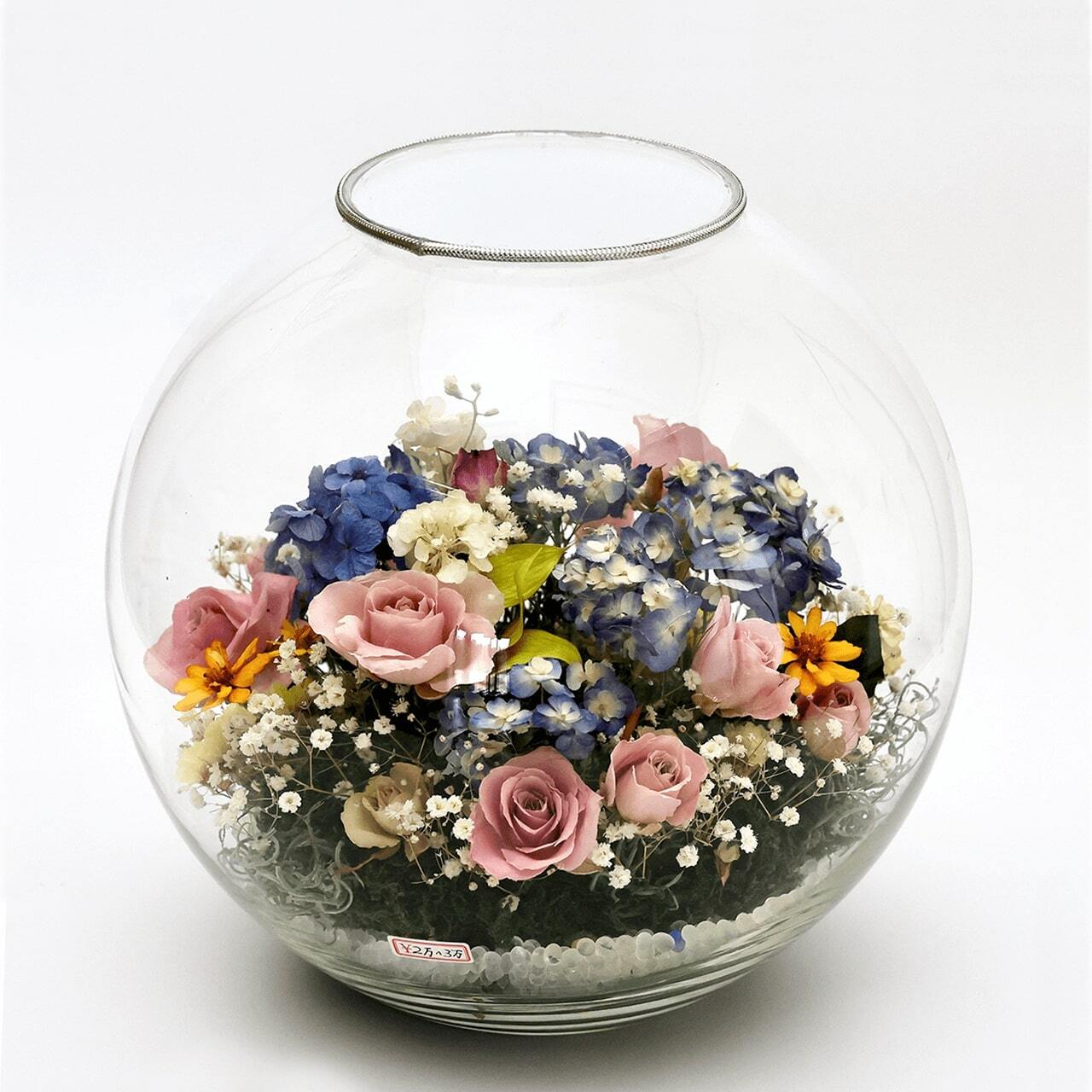 ドライ紫陽花のフラワーボール