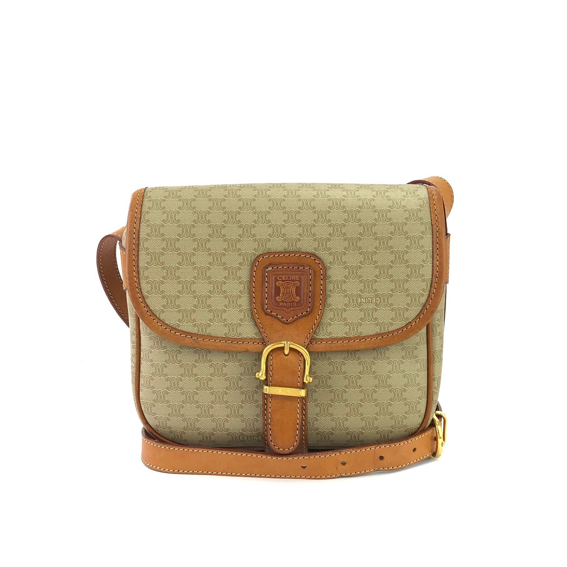 CELINE セリーヌ マカダム ブラゾン型押し フロントベルト CELINE セリーヌ マカダム ブラゾン型押し フロントベルト