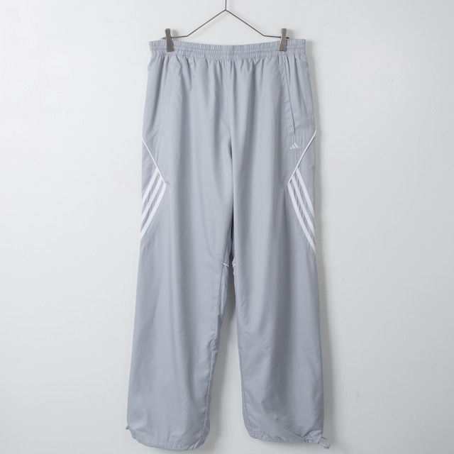 2000s "adidas" sides line designed nylon easy trousers