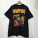 BATMAN バットマン ムンクの叫び キャラTシャツ アートTシャツ 黒T 半袖Tシャツ 古着 gr-174