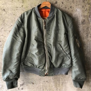 KU664 60s USAF MA-1 Dタイプ 縦ステッチ 実物 Lサイズ