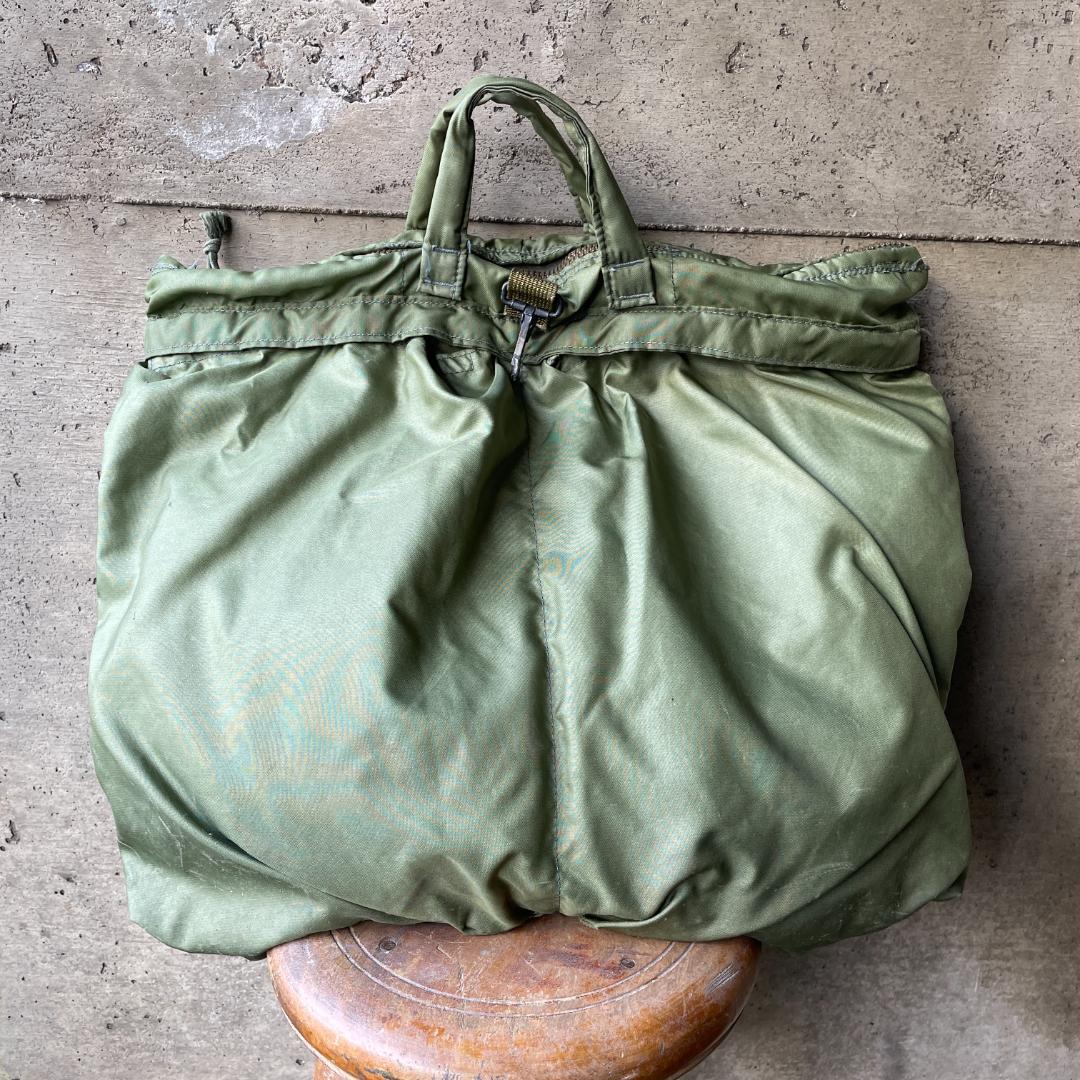L】US ARMY アメリカ軍 パイロット ヘルメットバッグ 85年  