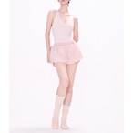 バックアシンメ ノースリーブレオタード 2色展開 L1226