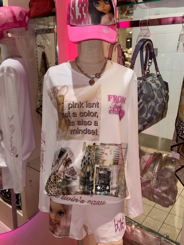 Printed Longsleev Tops y2k