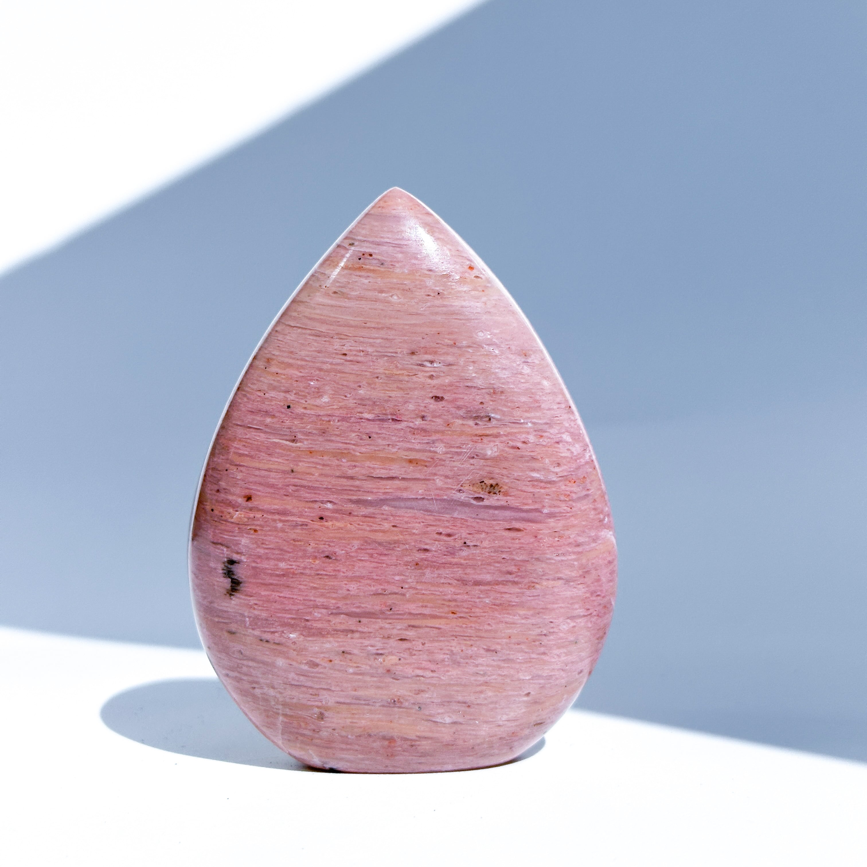 ピンクペトリファイドウッド しずく型12◇Pink Petrified Wood
