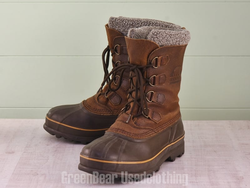 USA製 SOREL ビンテージ スノーブーツ 茶 メンズ 13 31cm Z250 USA製ソレルSORELビンテージスノーブーツ良い味茶ブラウンメンズ