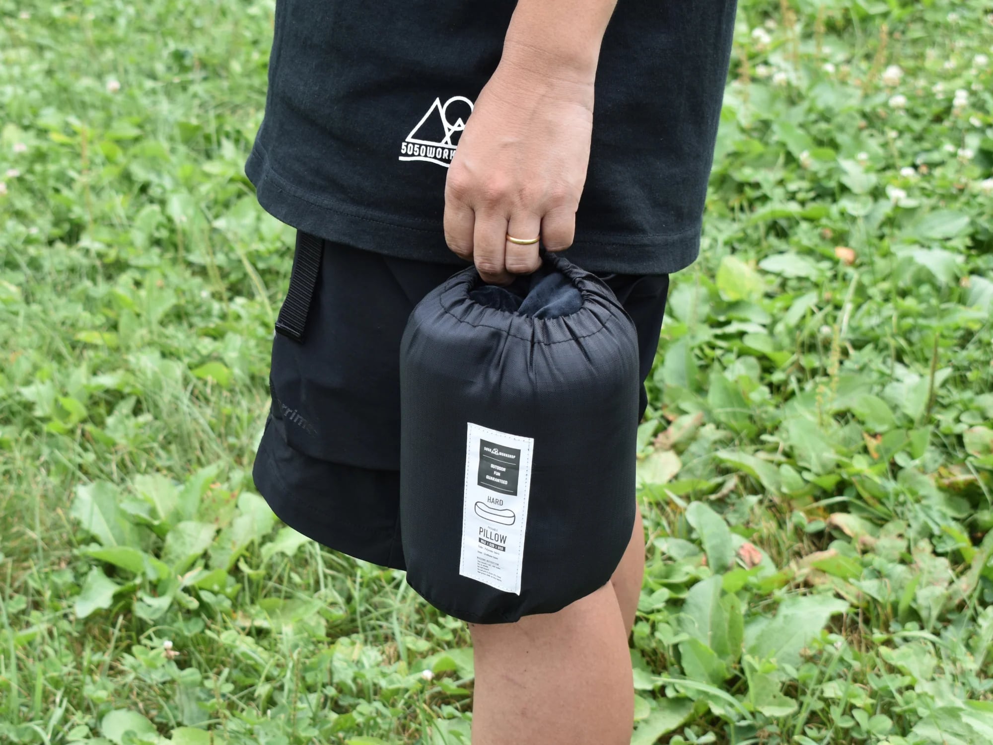 5050WORKSHOP PACKABLE PILLOW SOFT/HARD(パッカブルピロー