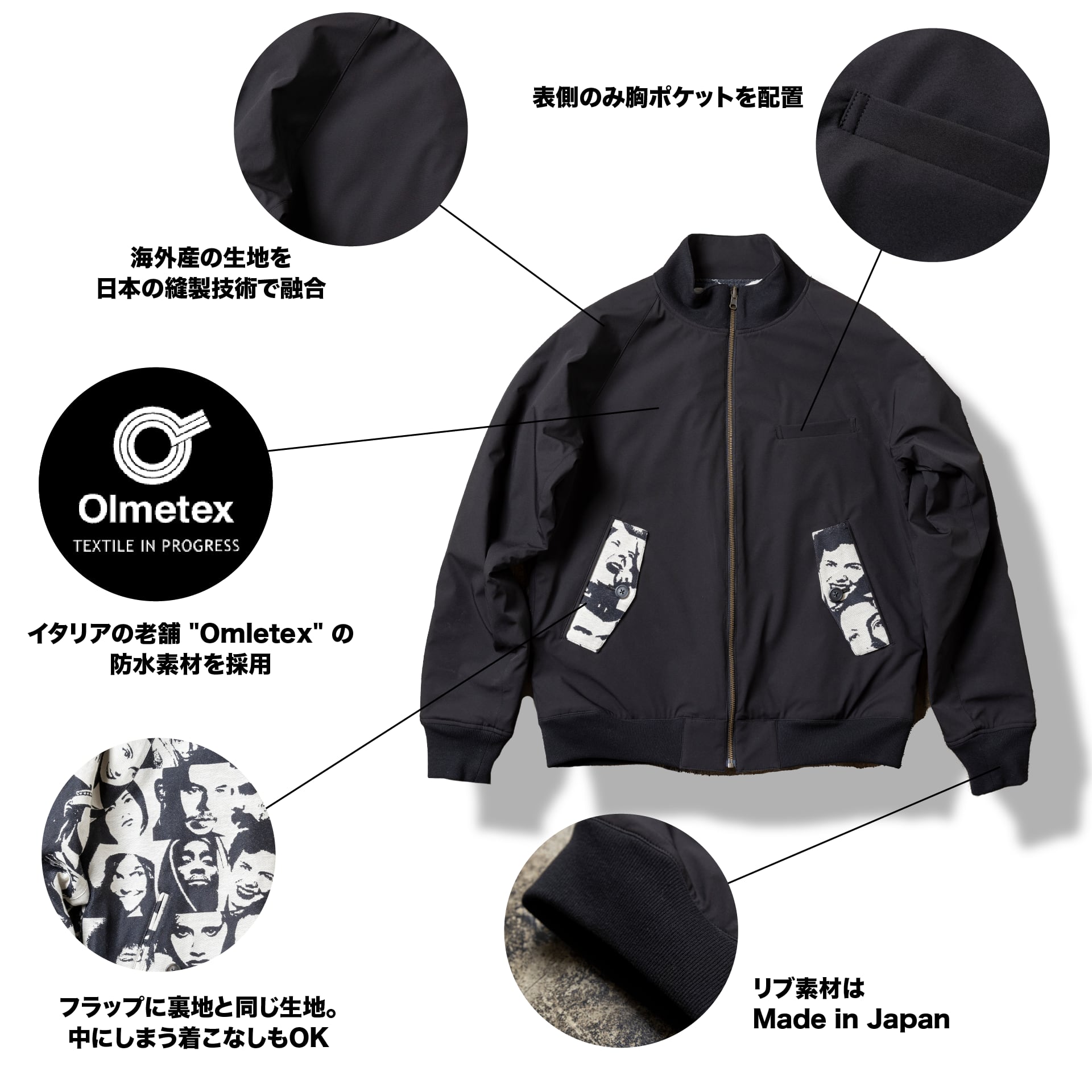 限定オーダー】『リバーシブルジャケット』Los Angeles Fabric