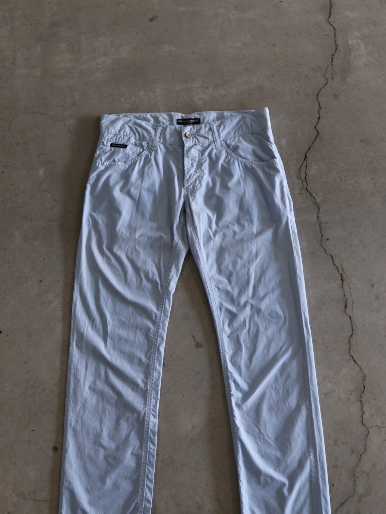 【DOLCE&GABBANA】coloring slim fit trousers