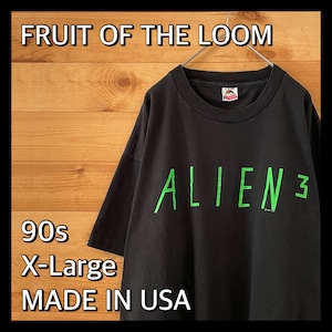 【FRUIT OF THE LOOM】90s  USA製 映画 エイリアン3 ムービーTシャツ 公開当時物