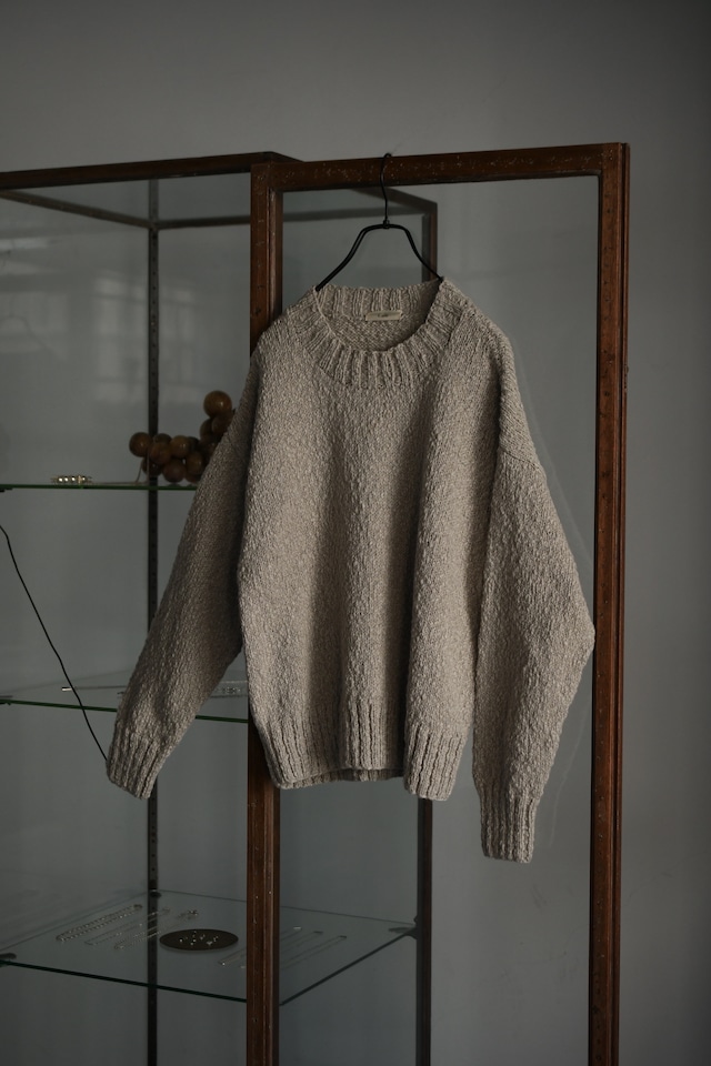Cale / Cashmere Hand Knit (Natural)