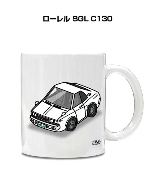 車種別ボディカラーが選べる マグカップ ニッサン ローレル SGL C130