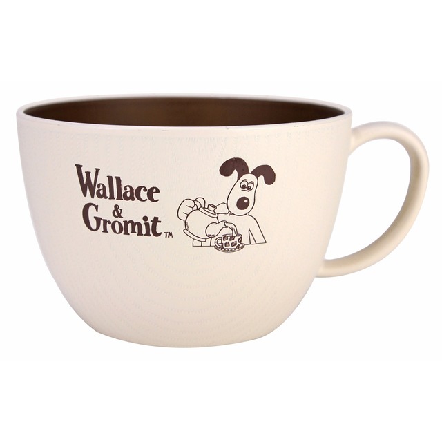ウォレスとグルミット木目カップ ベージュ(9606024)