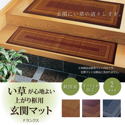 玄関マット Fランクス 35×120cm い草