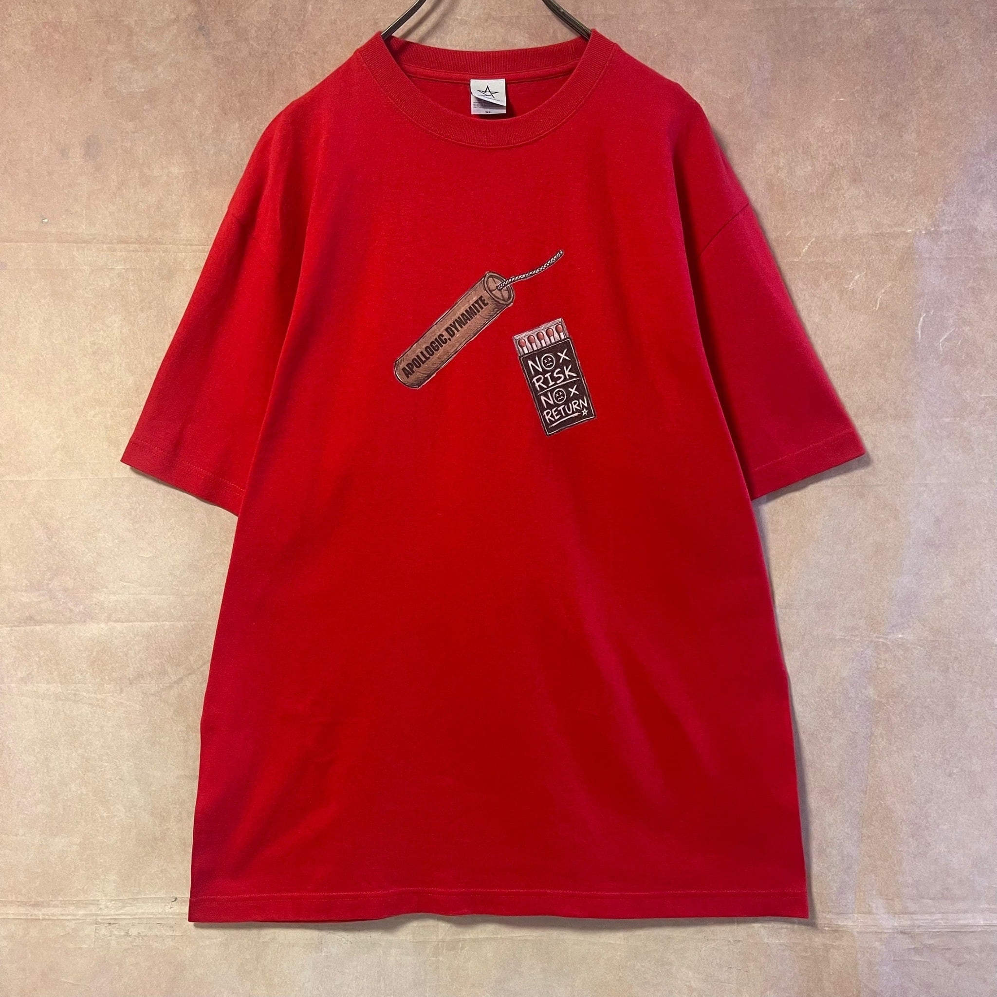 マドンナ　ツアー　Tシャツ　anvil 赤 L ③ダイナマイトTシャツ赤 | apollogic official shop
