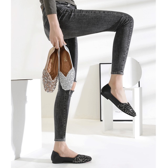 レディースフラットシューズ（3color） A0338