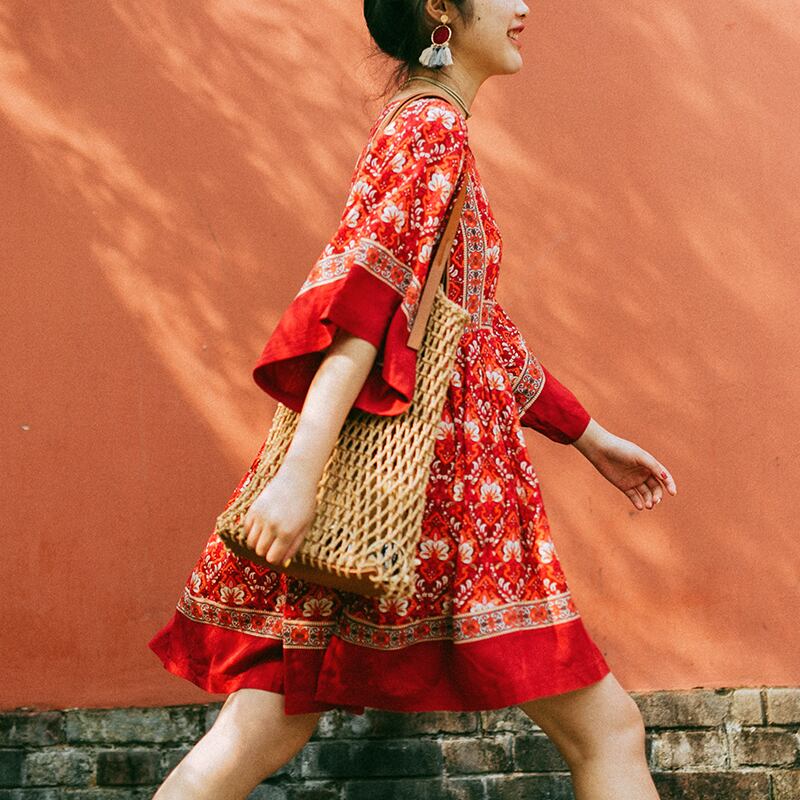 フランスのニッチバッグの新しいバージョンの女性の洋風メッセンジャーバッグinshyuna小さな香りの織りバッグ手作りビブラート ドリームホーストラベル婦人服27695784841