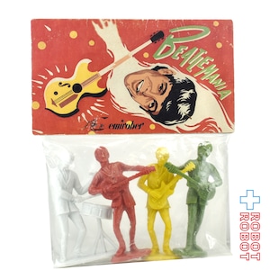 ビートルズ ビートルマニア プラスチックフィギュアセット 袋入未開封