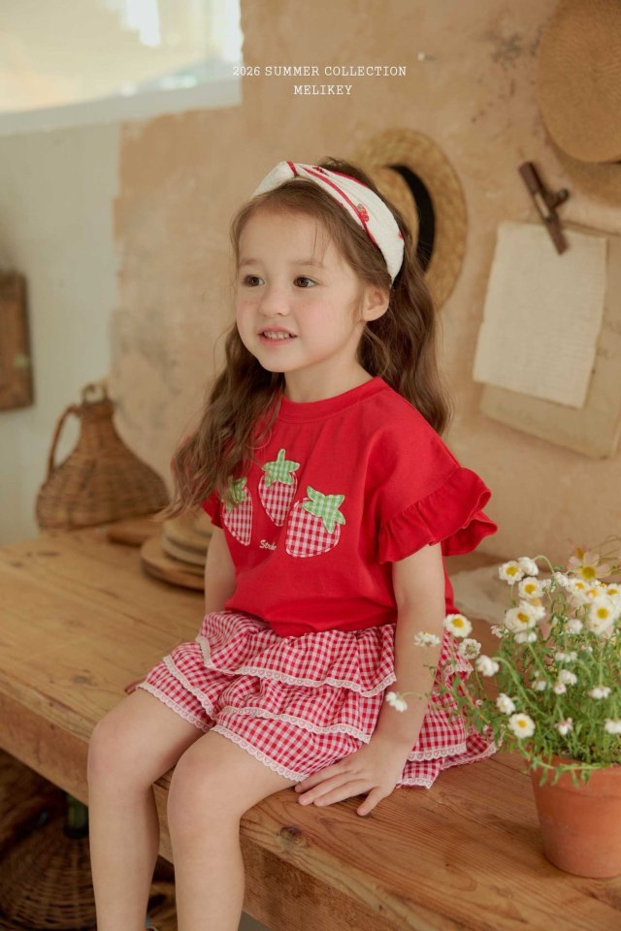 [MELIKEY] Checkered Tiered Pants / [미라이키] 체크캉캉팬츠