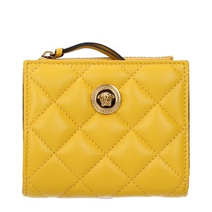 VERSACE ヴェルサーチ レディース 財布 レザー イエロー