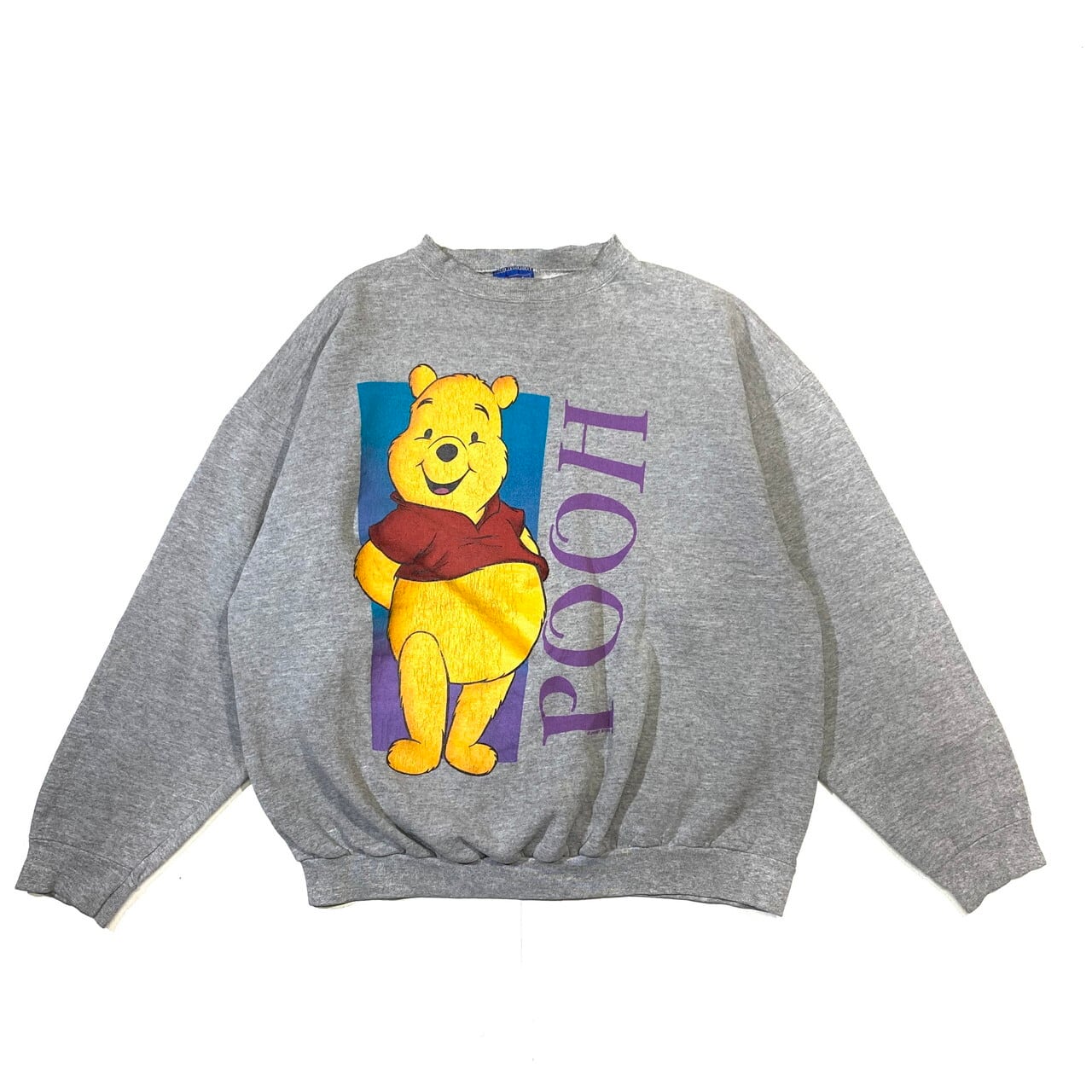 Pooh くまのプーさん キャラクタープリントスウェット 古着 ディズニー